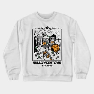 Vintage Halloween Town Est 1998 Crewneck Sweatshirt